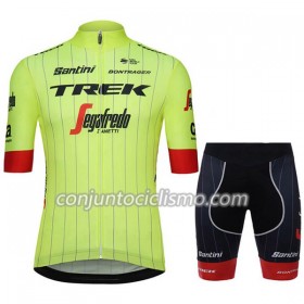 Conjunto Maillot + Culotte Corto 2018 Trek-Segafredo N002